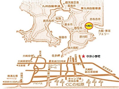 中沖周辺地図