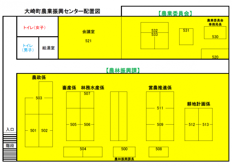 振興センター配置